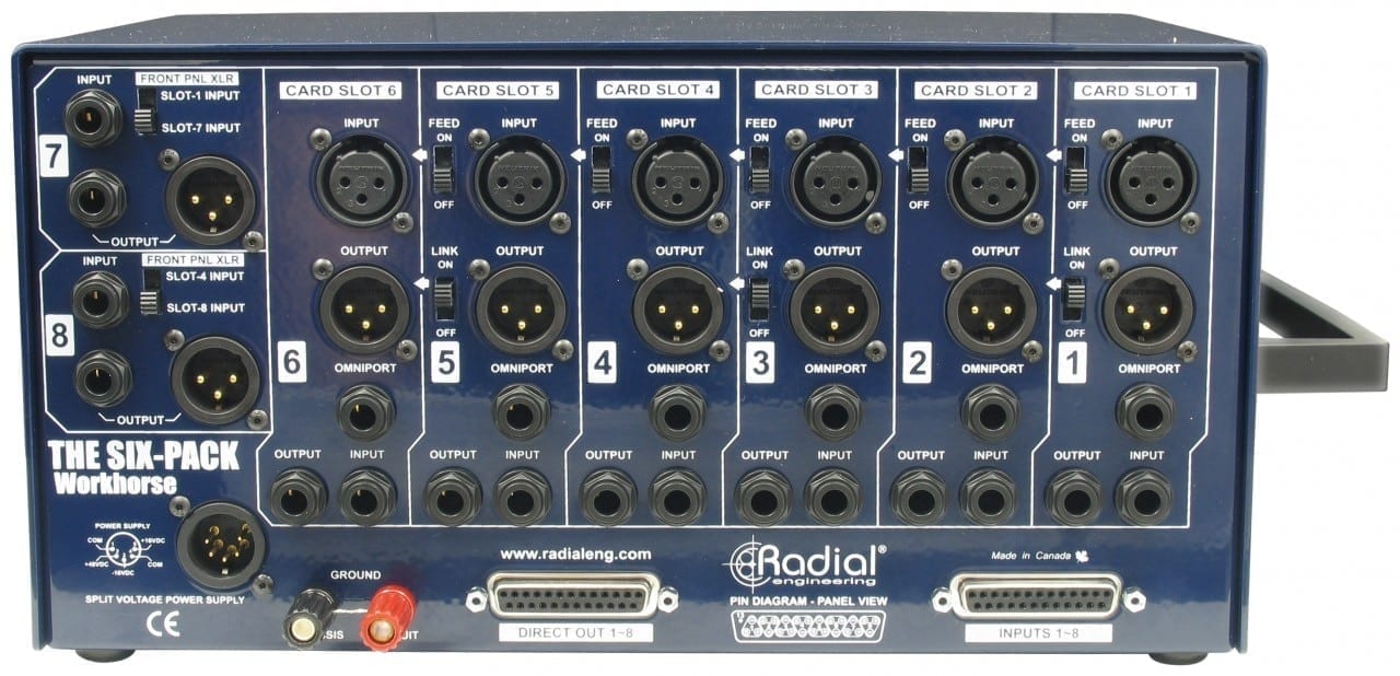 Radial Workhorse Six-Pack AudioDAWg