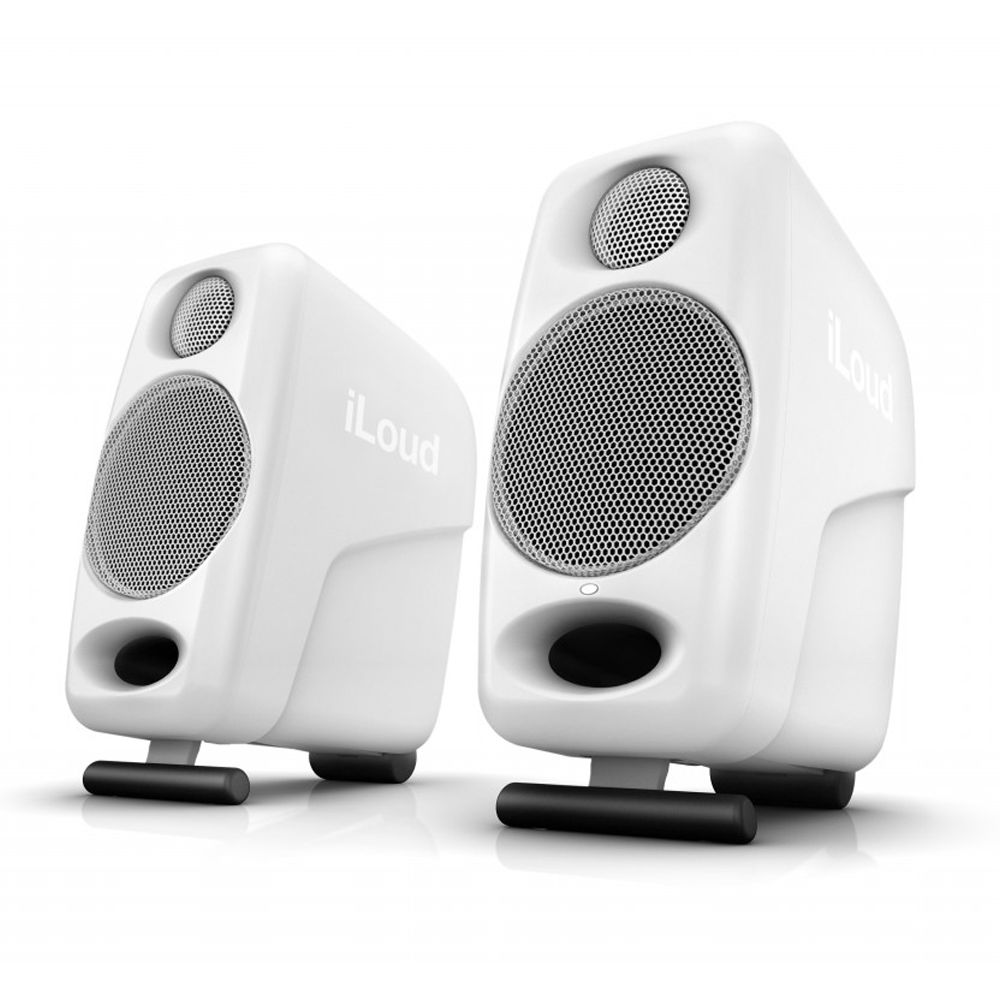 iK Multimedia iLoud Compact Bluetooth Monitors (White)